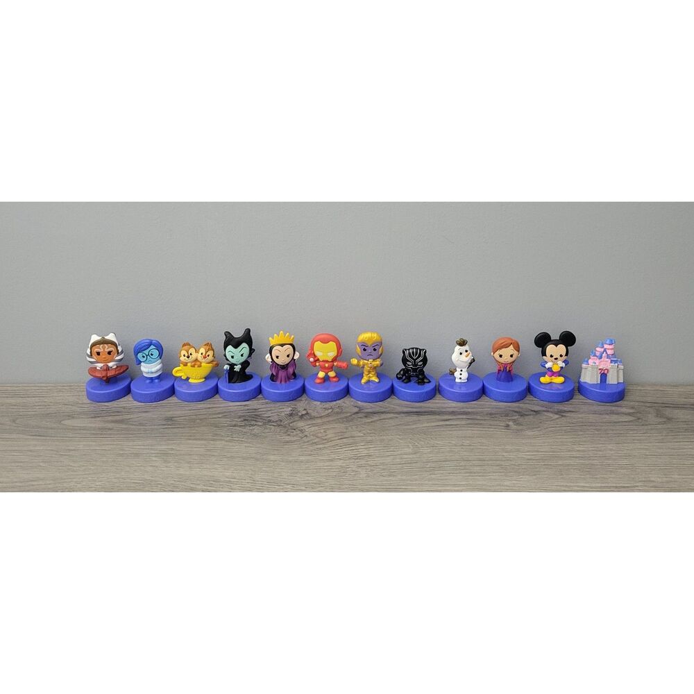 2025 McDonalds Set of 12 Disneyland 70th Anniversary Happy Meal Collectible Toys